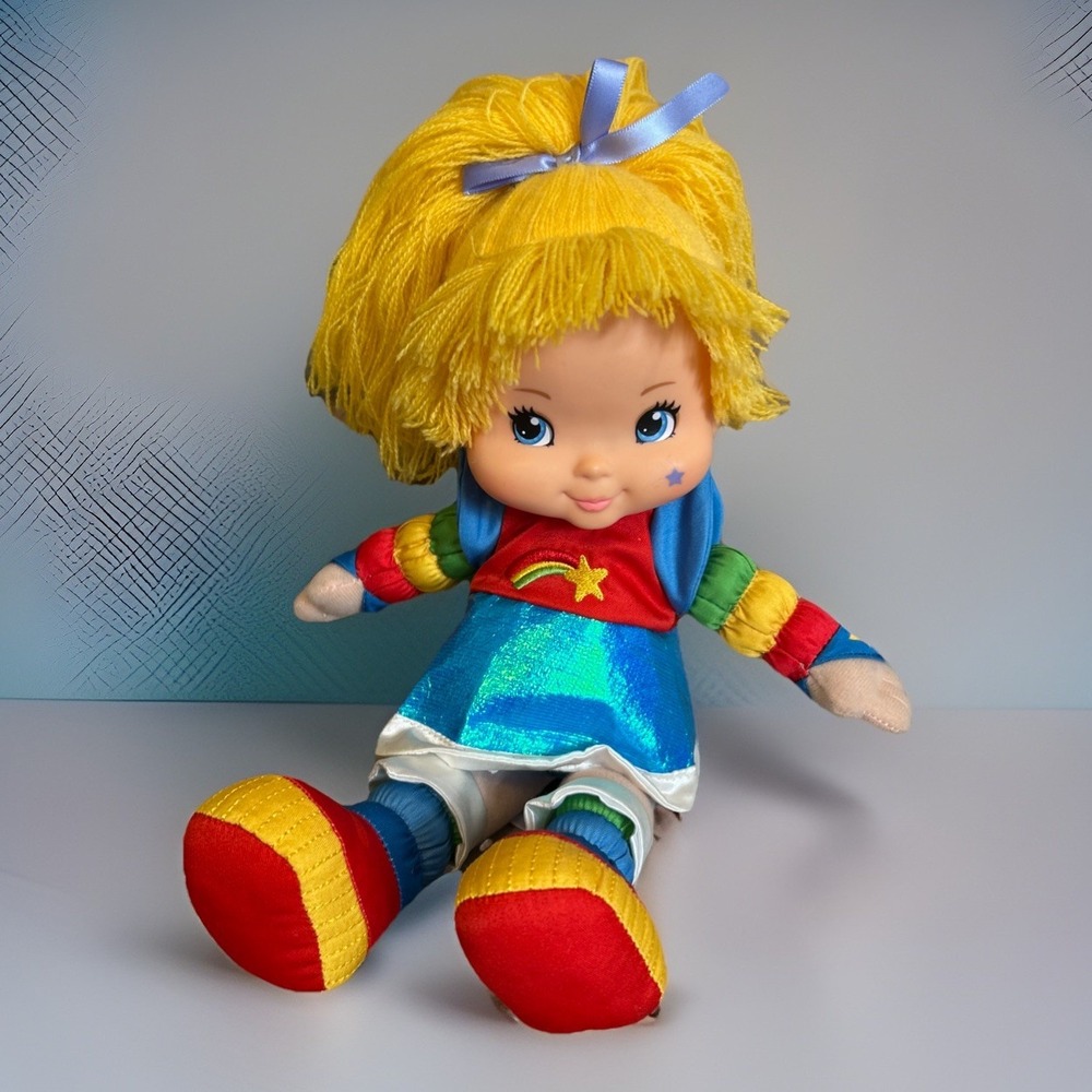 40 Years of Rainbow Brite Rag Doll 12" Plush TLS Toy Blond Hair
